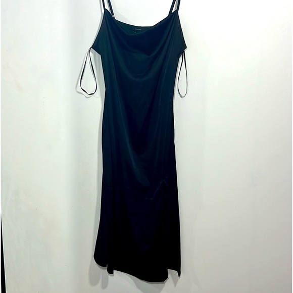 FOREVER 21 WOMEN WOVEN DRESS-CA BLACK SIZE L - Picture 5 of 10